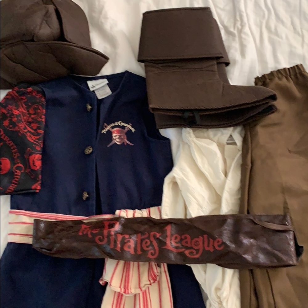 Original Disney boys pirate costume